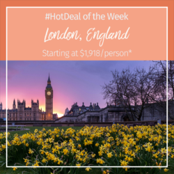 Hot Deal Of The Week – London, England