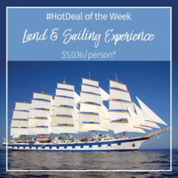 Hot Deal Of The Week – Land & Sailing Experience With Star Clippers